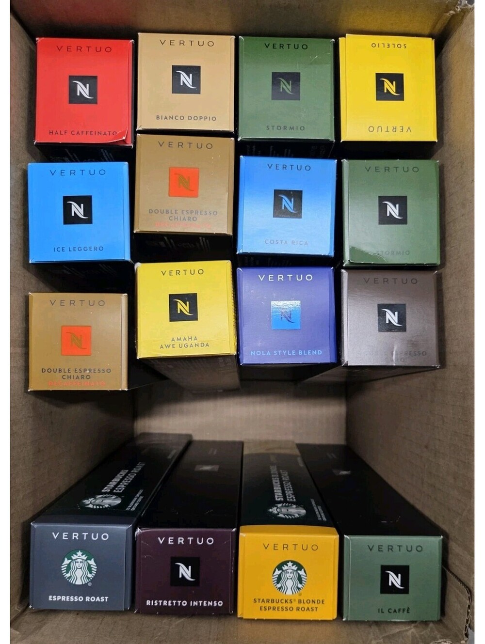 Nespresso Vertuo 160 Capsules NIB Mixed Lot